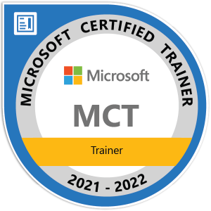 MCT Microsof Certified Trainer2021-2022